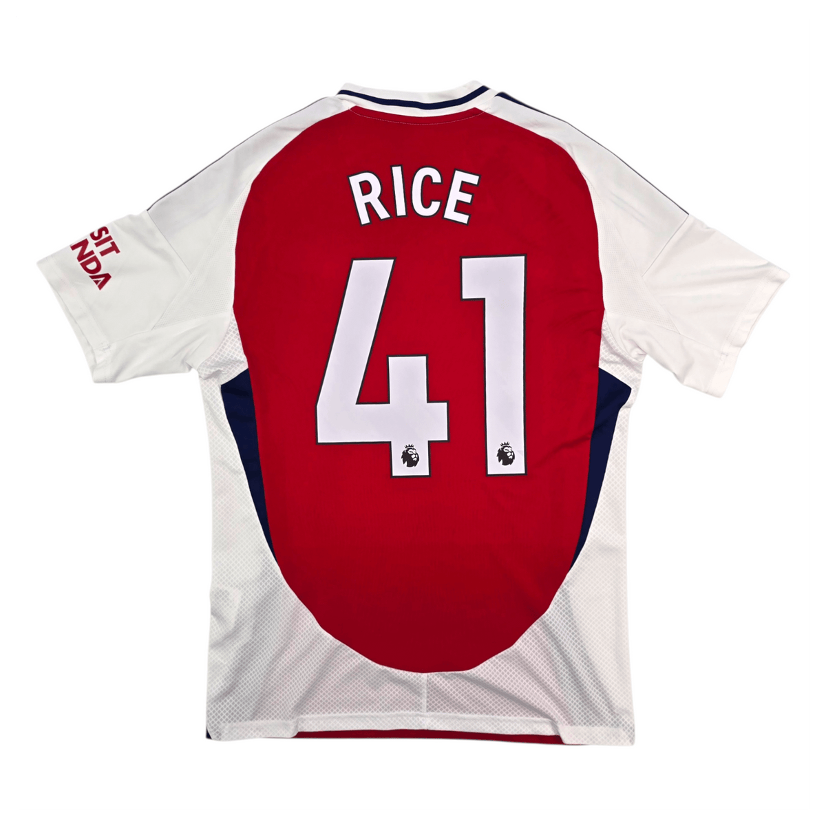 2024/25 Arsenal Home Football Shirt (M) Adidas 41 Rice - Football Finery - FF303767
