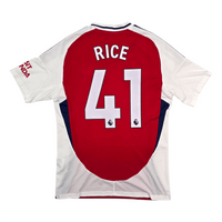 2024/25 Arsenal Home Football Shirt (M) Adidas 41 Rice - Football Finery - FF303767