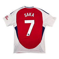 2024/25 Arsenal Home Football Shirt (M) Adidas 7 Saka - Football Finery - FF303716