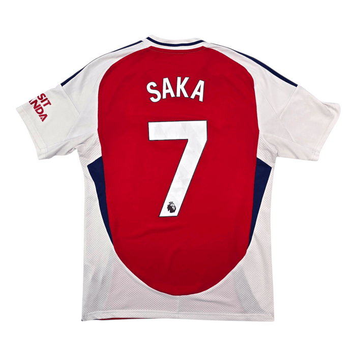 2024/25 Arsenal Home Football Shirt (M) Adidas 7 Saka - Football Finery - FF303716