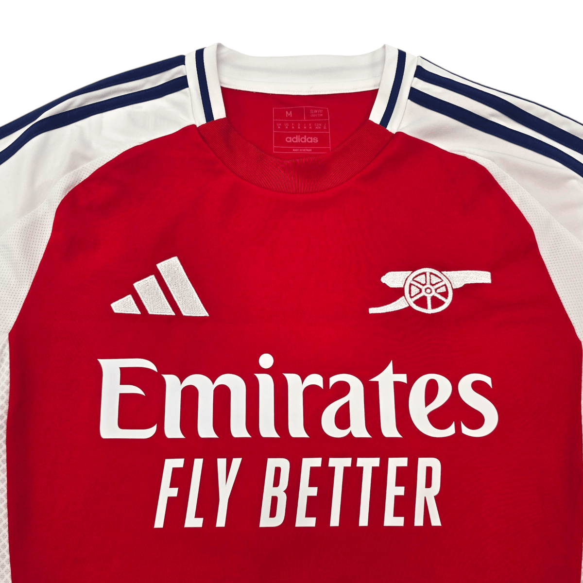 2024/25 Arsenal Home Football Shirt (M) Adidas 7 Saka - Football Finery - FF303716