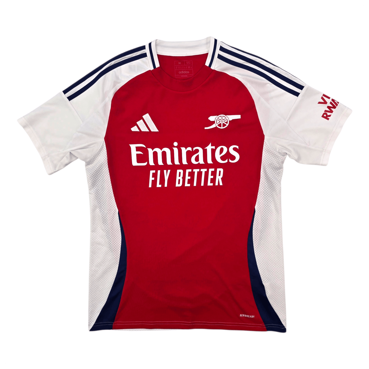 2024/25 Arsenal Home Football Shirt (M) Adidas 7 Saka - Football Finery - FF303716