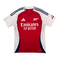 2024/25 Arsenal Home Football Shirt (M) Adidas 7 Saka - Football Finery - FF303716