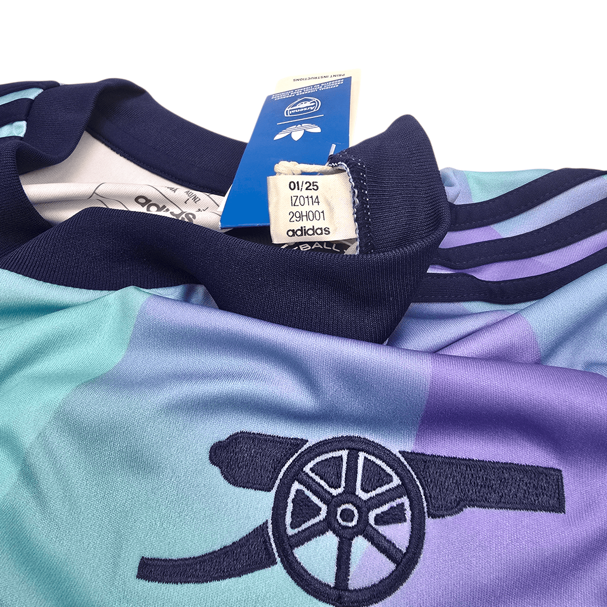 2024/25 Arsenal Third Football Shirt (L) Adidas 41 Rice (BNWTs) - Football Finery - FF303290
