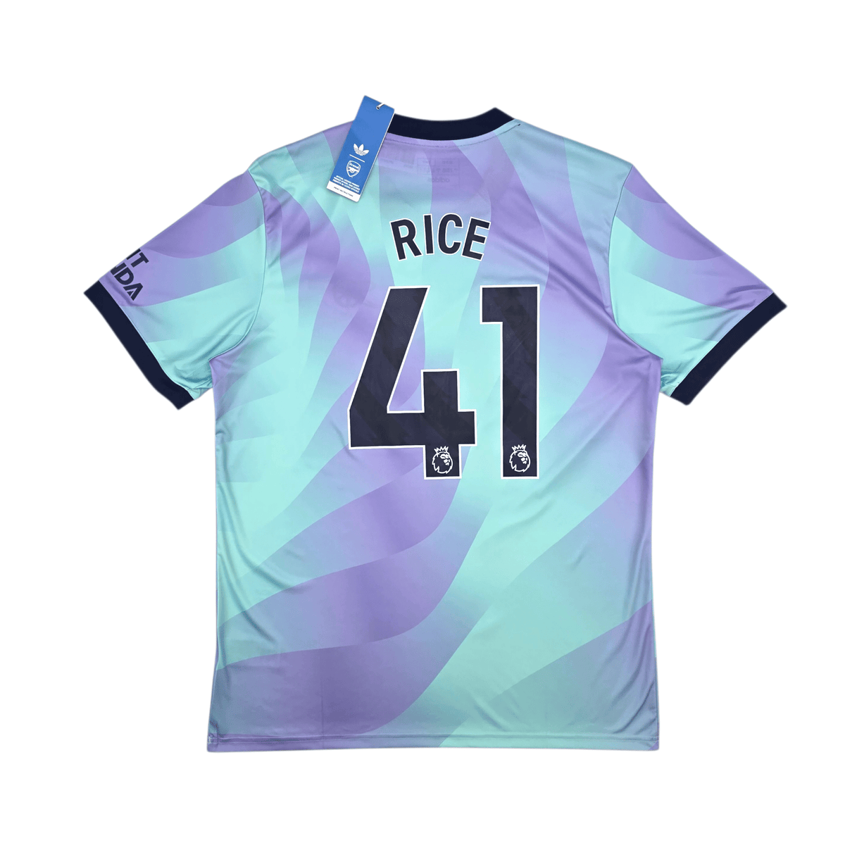 2024/25 Arsenal Third Football Shirt (L) Adidas 41 Rice (BNWTs) - Football Finery - FF303290
