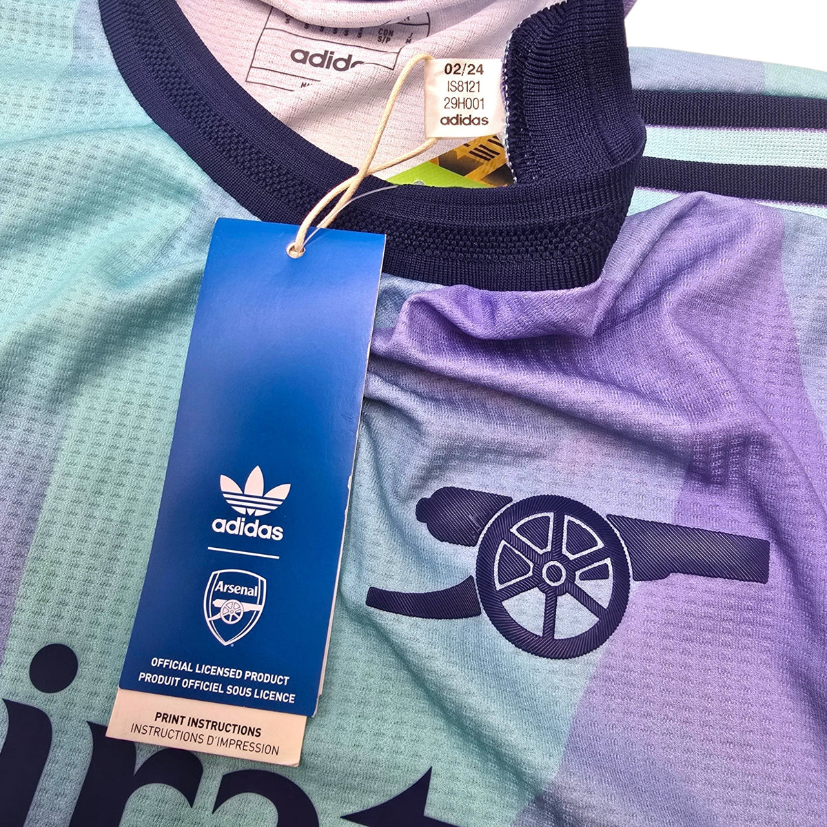 2024/25 Arsenal Third Football Shirt (S) Adidas (Player Version | BNWTs) - Football Finery - FF306412