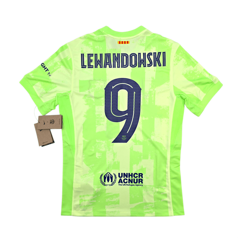 2024/25 Barcelona Third Football Shirt (S) Nike 9 Lewandowski - Football Finery - FF303457