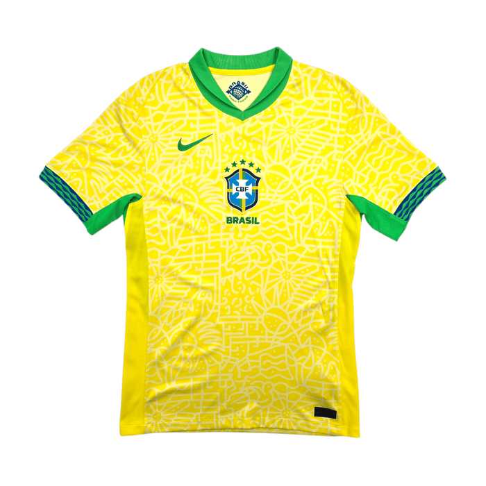 2024/25 Brazil Home Football Shirt (S) Nike - Football Finery - FF303856