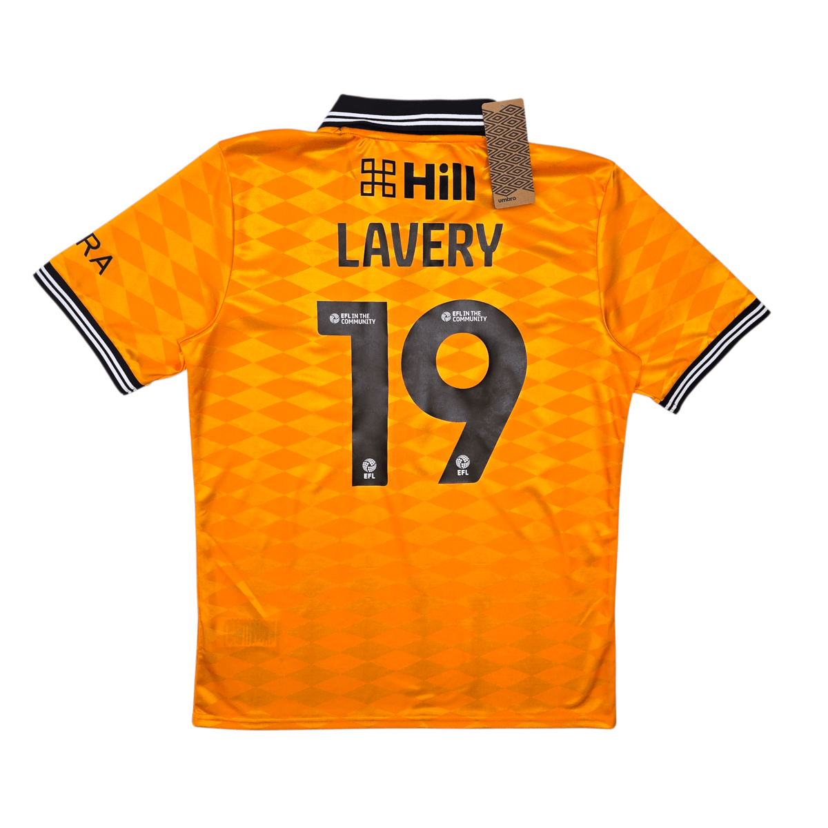 2024/25 Cambridge United Home Football Shirt (M) Umbro 19 Lavery (BNWTs) - Football Finery - FF302342