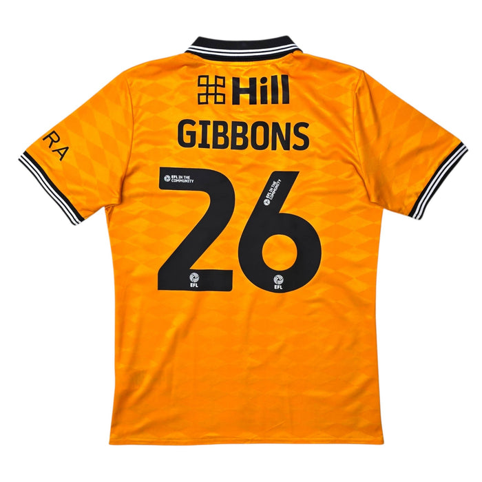 2024/25 Cambridge United Home Football Shirt (M) Umbro 26 Gibbons - Football Finery - FF307782