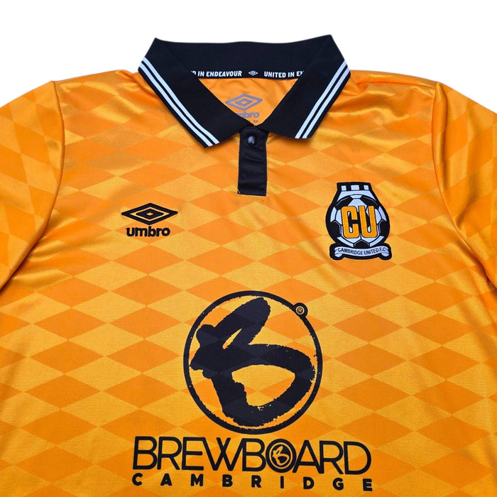 2024/25 Cambridge United Home Football Shirt (S) Umbro - Football Finery - FF305561