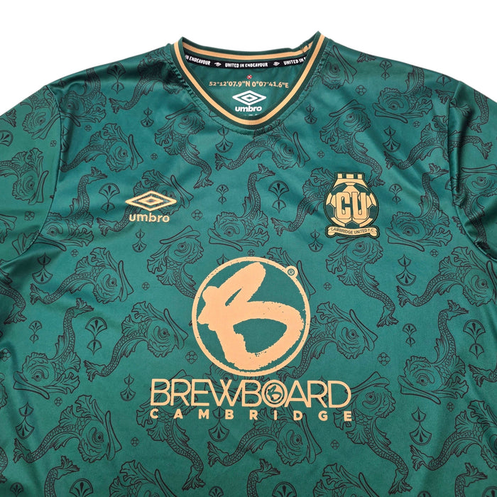 2024/25 Cambridge United Third Football Shirt (XL) Umbro - Football Finery - FF306263