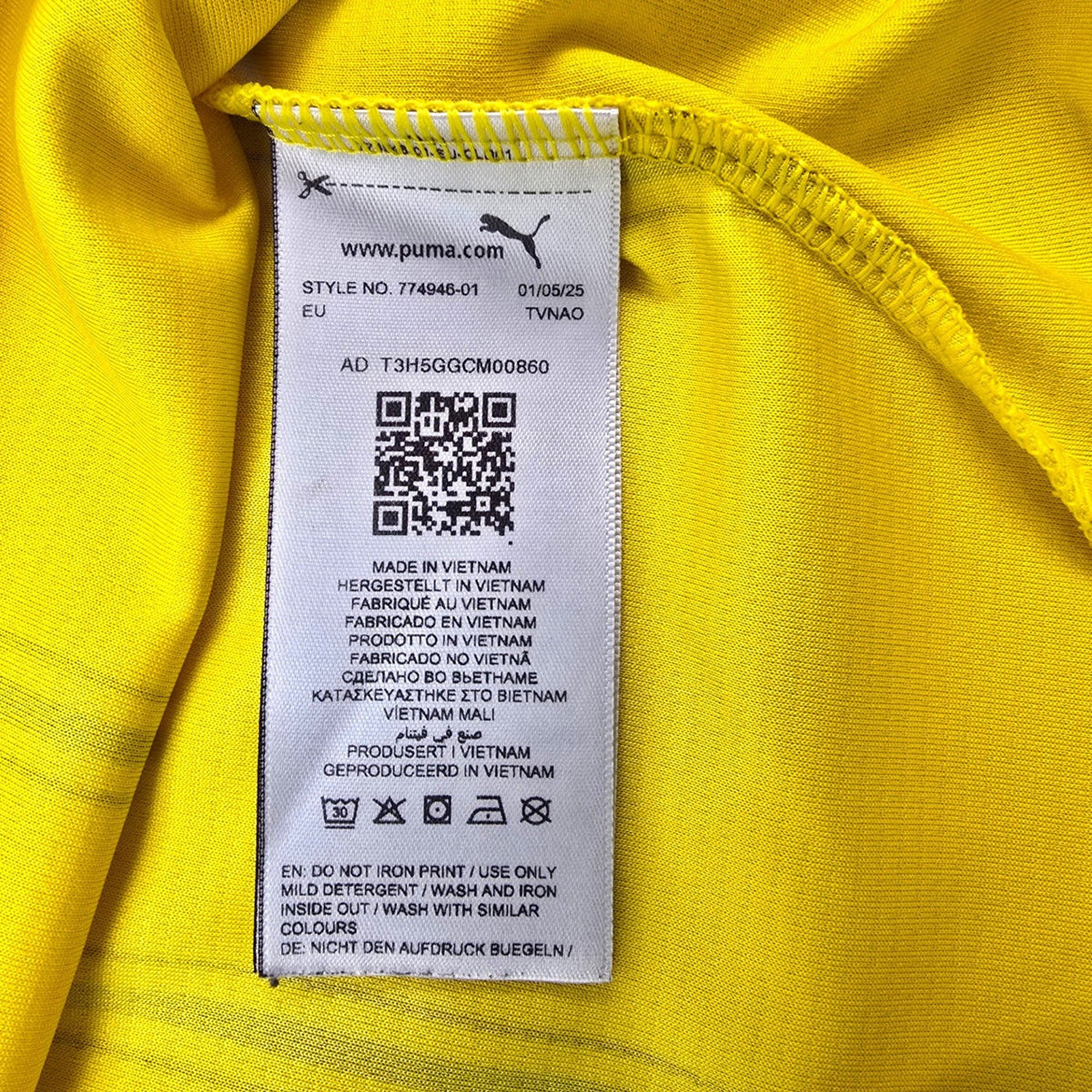 2024/25 Dortmund Home Football Shirt (S) Puma - Football Finery - FF307381