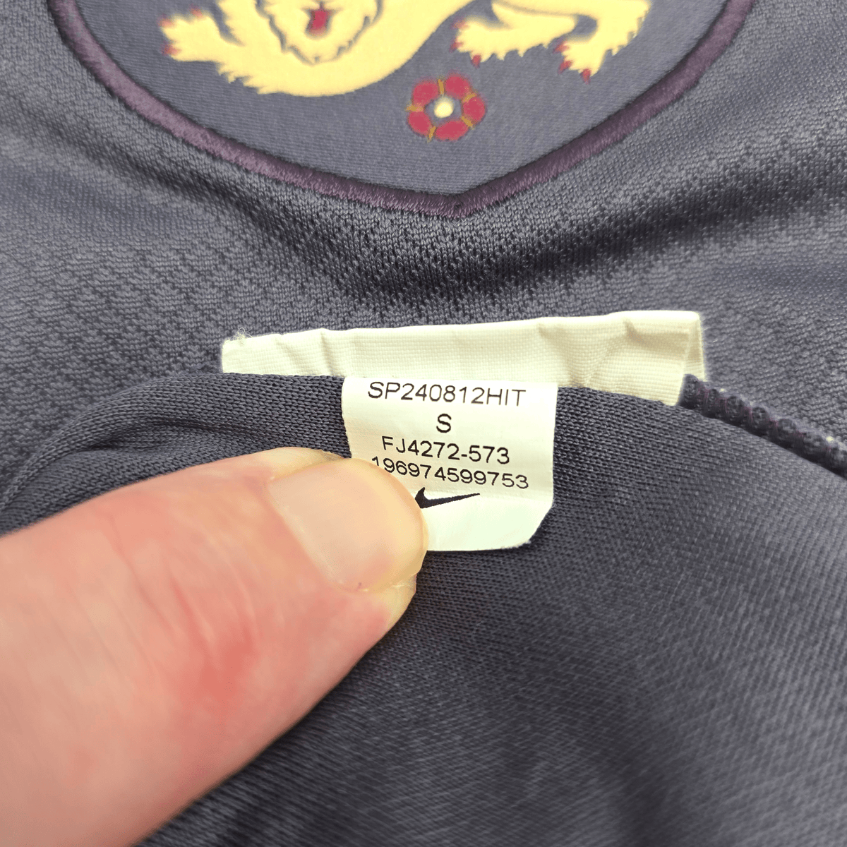 2024/25 England Away Football Shirt (S) Nike 24 Palmer - Football Finery - FF302628