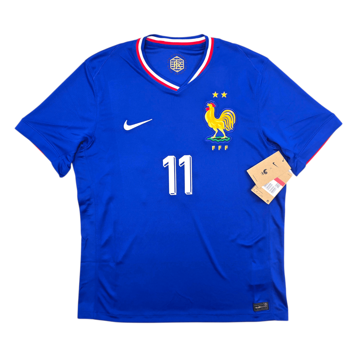 2024/25 France Home Football Shirt (L) Nike 11 Olise (BNWTs) - Football Finery - FF303624