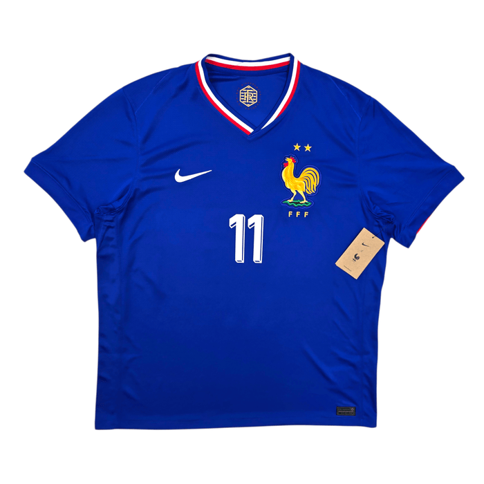 2024/25 France Home Football Shirt (XL) Nike 11 Dembele (BNWTs) - Football Finery - FF303937