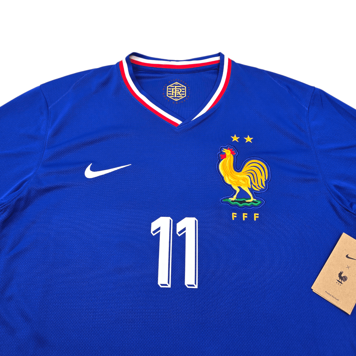2024/25 France Home Football Shirt (XL) Nike 11 Dembele (BNWTs) - Football Finery - FF303937