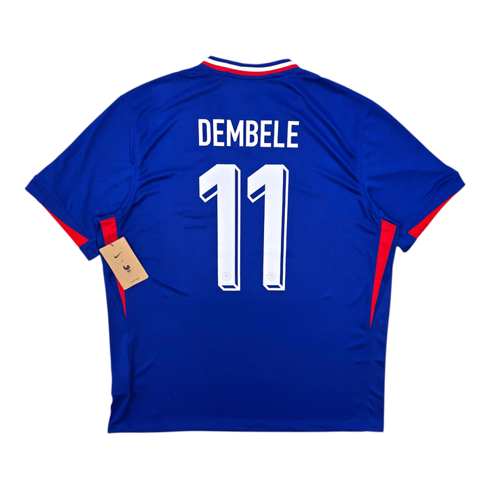 2024/25 France Home Football Shirt (XL) Nike 11 Dembele (BNWTs) - Football Finery - FF303937