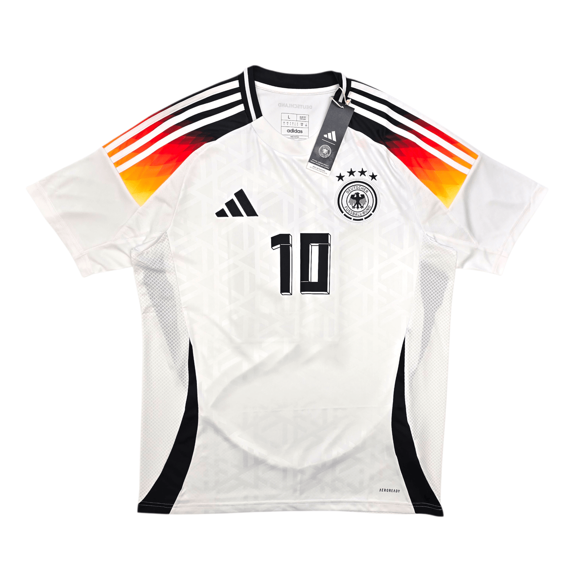 2024/25 Germany Home Football Shirt (L) Adidas 10 Musiala (BNWTs) - Football Finery - FF304028