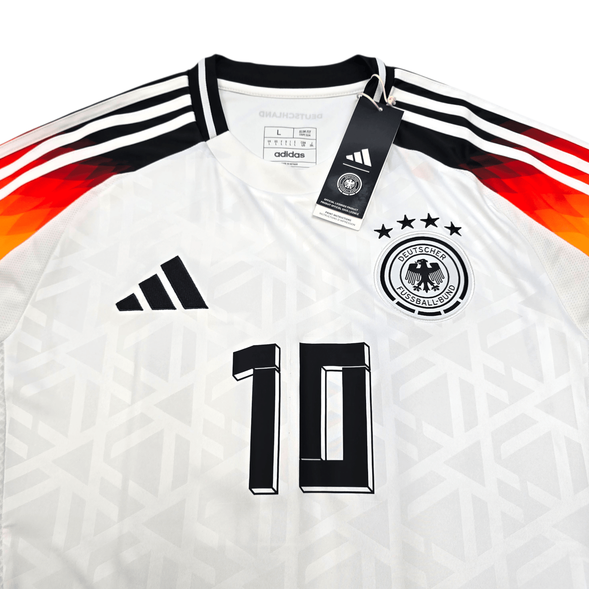 2024/25 Germany Home Football Shirt (L) Adidas 10 Musiala (BNWTs) - Football Finery - FF304028