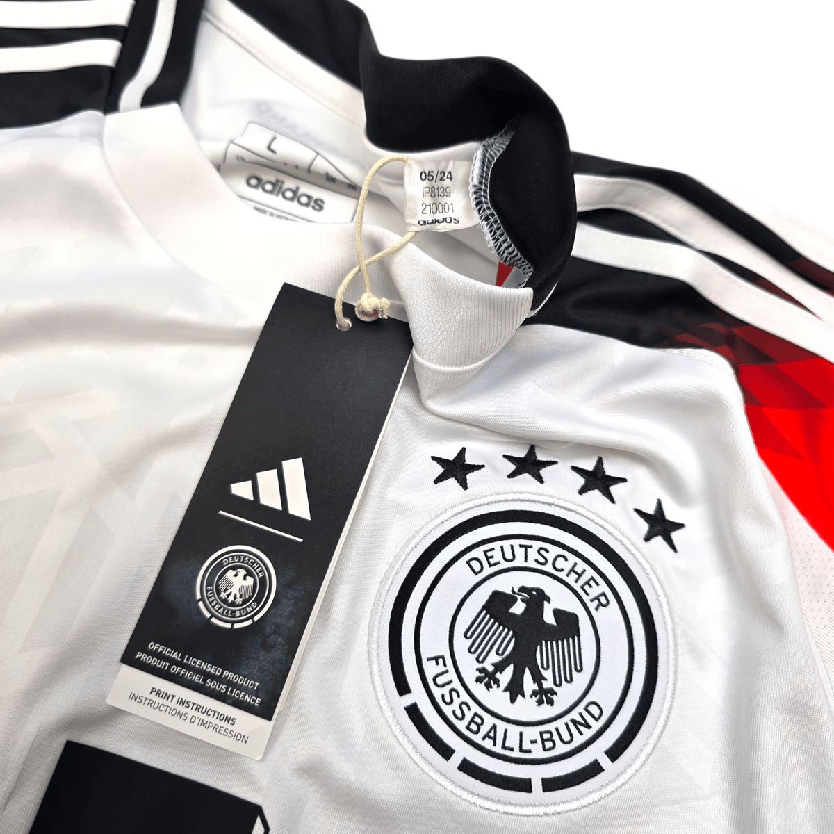 2024/25 Germany Home Football Shirt (L) Adidas 10 Musiala (BNWTs) - Football Finery - FF304028
