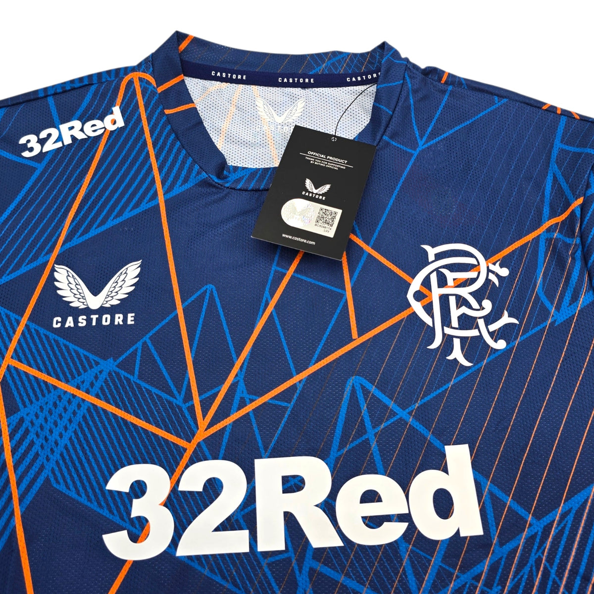 2024/25 Glasgow Rangers Training Shirt (M) Castore (BNWTs) - Football Finery - FF304154