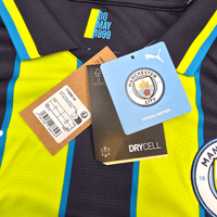 2024/25 Manchester City Away Football Shirt (L) Puma 11 Doku (BNWTs) - Football Finery - FF303620