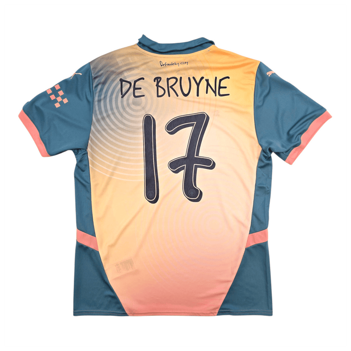 2024/25 Manchester City Fourth Football Shirt (L) Puma 17 De Bruyne (BNWTs) - Football Finery - FF303619