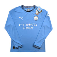 2024/25 Manchester City Home Football Shirt (L) Puma 9 Haaland (BNWTs) - Football Finery - FF303621