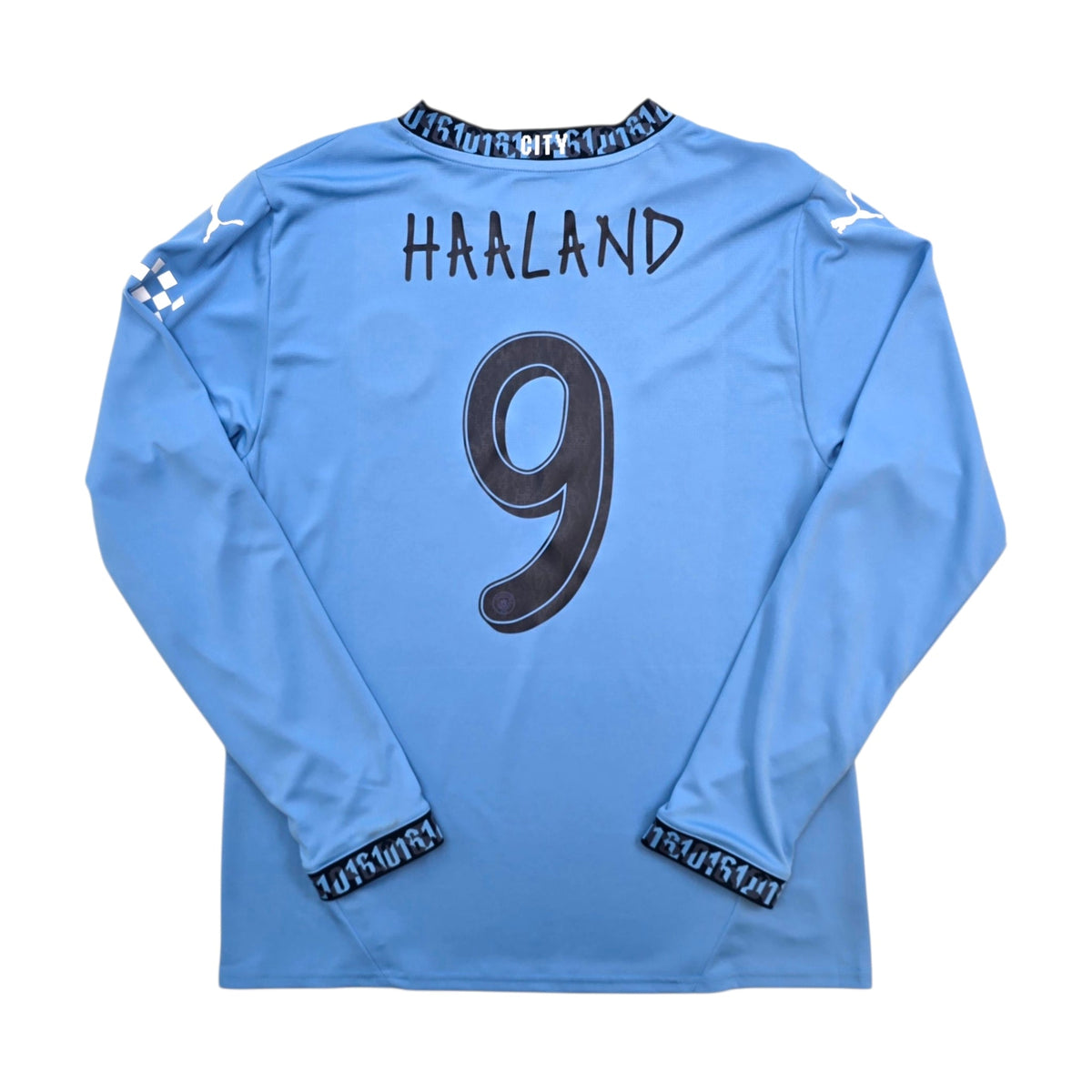2024/25 Manchester City Home Football Shirt (L) Puma 9 Haaland (BNWTs) - Football Finery - FF303621