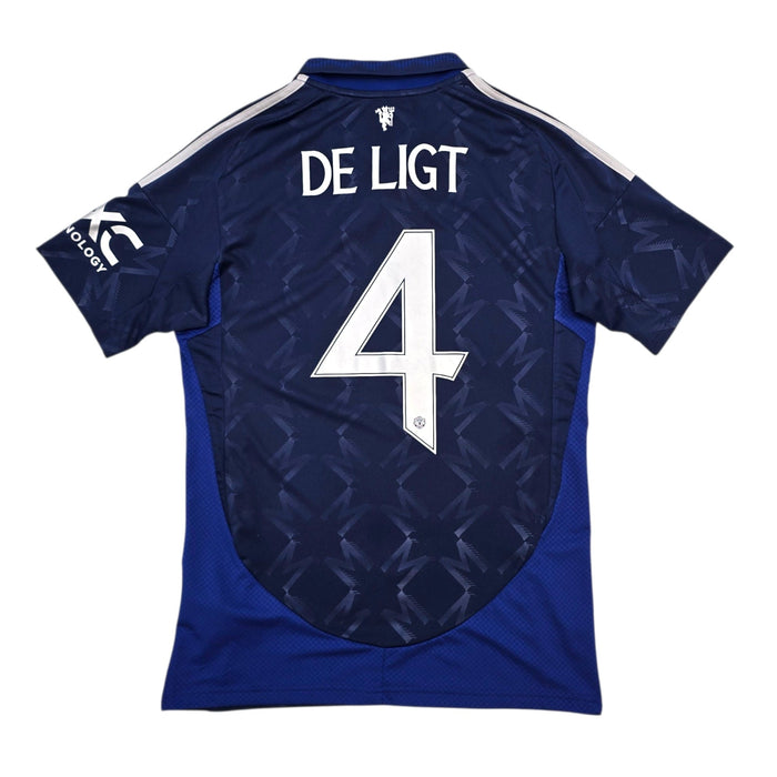 2024/25 Manchester United Away Football Shirt (S) Adidas 4 De Ligt - Football Finery - FF303863