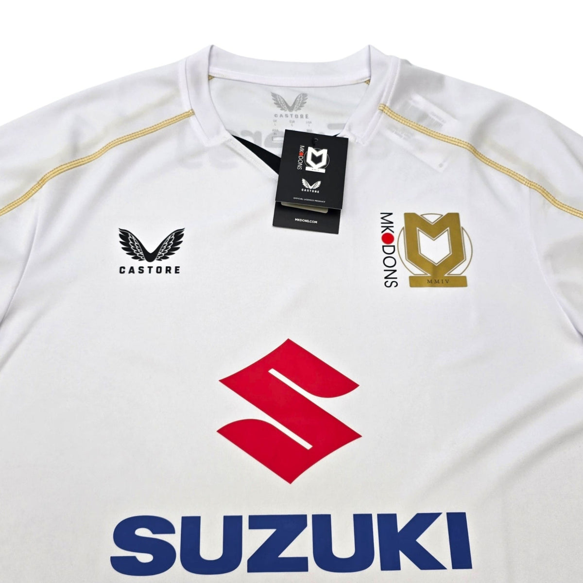 2024/25 MK Dons Home Football Shirt (L) Castore (BNWTs) - Football Finery - FF306493