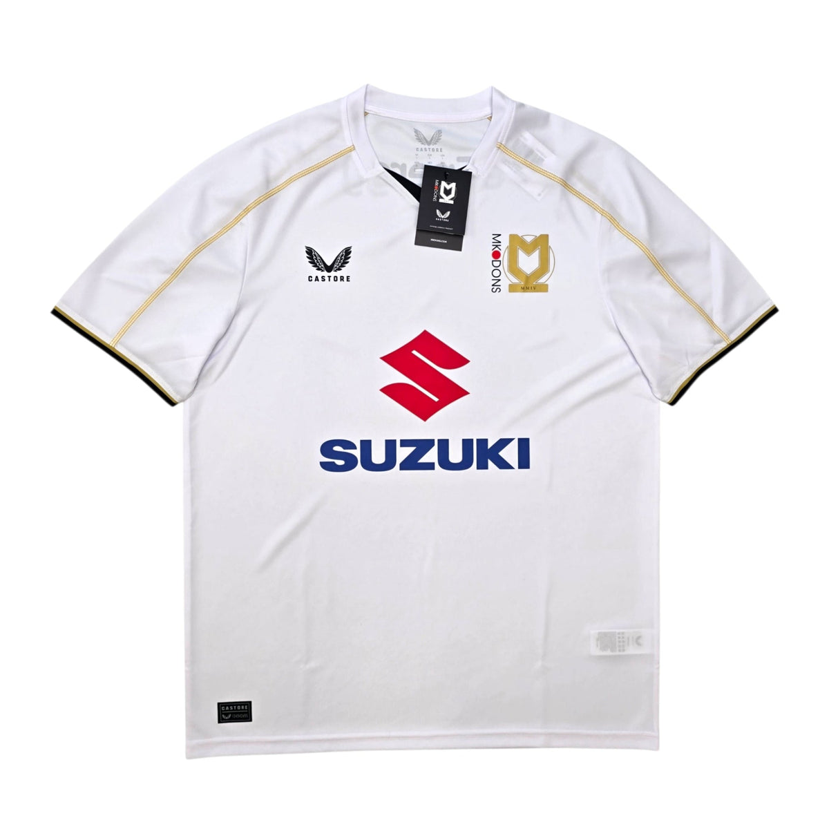 2024/25 MK Dons Home Football Shirt (L) Castore (BNWTs) - Football Finery - FF306493