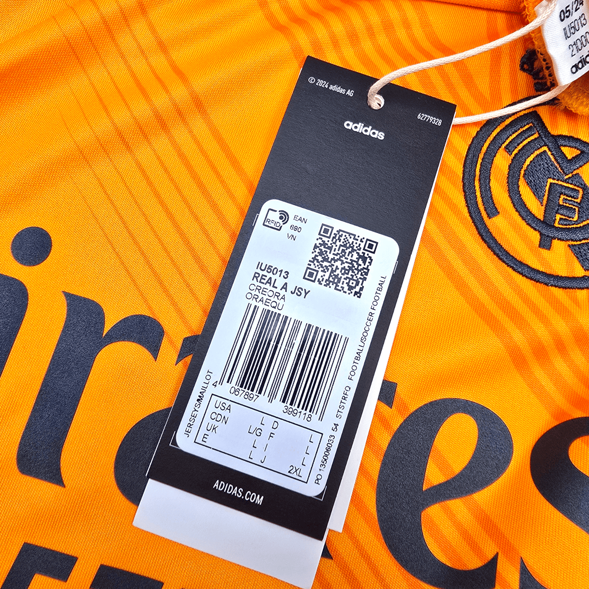 2024/25 Real Madrid Away Football Shirt (L) Adidas 9 Mbappe (BNWTs) - Football Finery - FF304021
