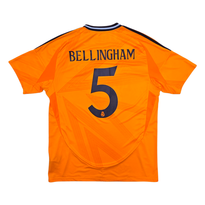 2024/25 Real Madrid Away Football Shirt (XL) Adidas 5 Bellingham (BNWTs) - Football Finery - FF303325