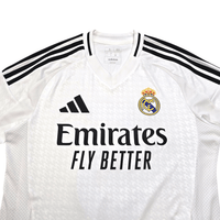2024/25 Real Madrid Home Football Shirt (S) Adidas 5 Bellingham - Football Finery - FF303703