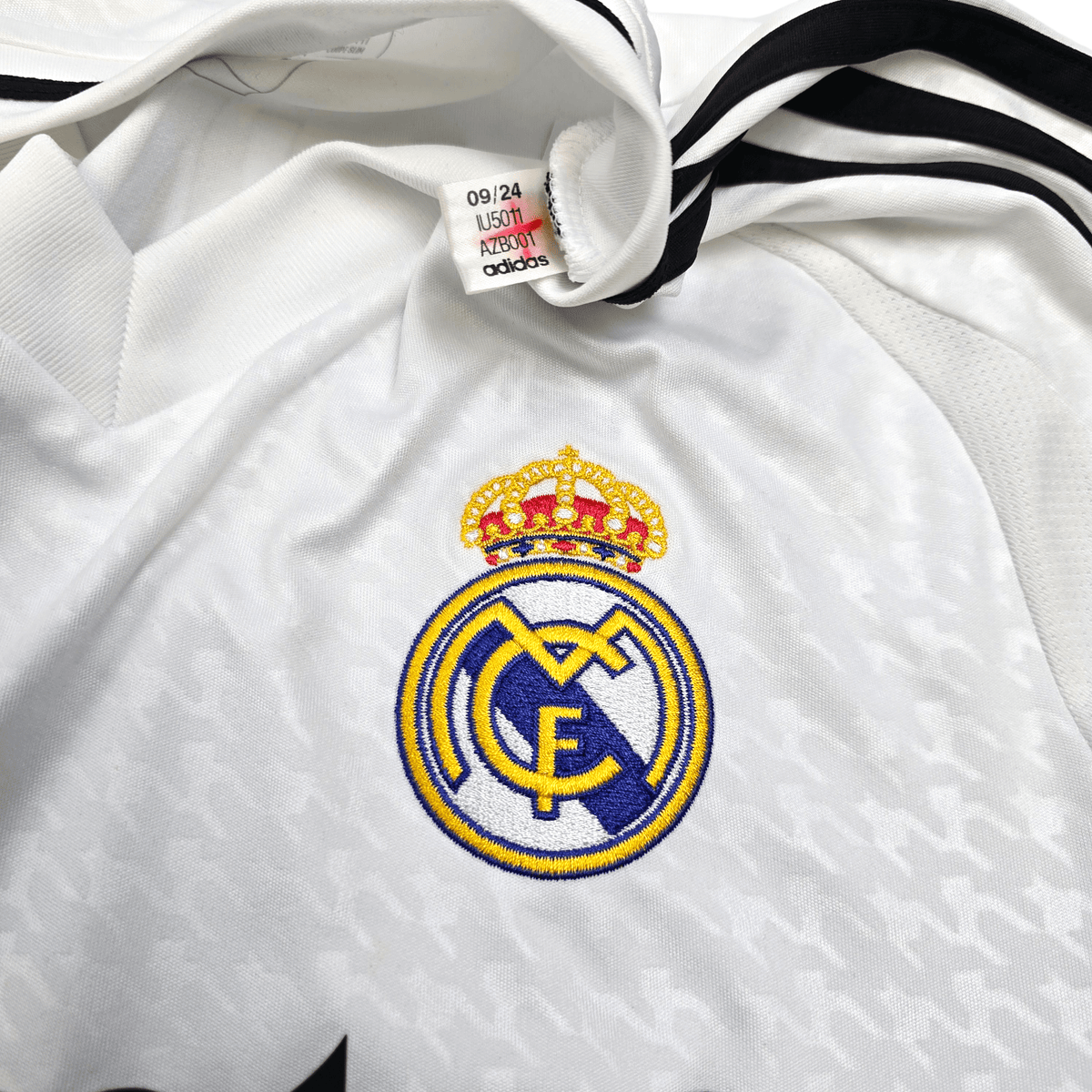 2024/25 Real Madrid Home Football Shirt (S) Adidas 5 Bellingham - Football Finery - FF303703