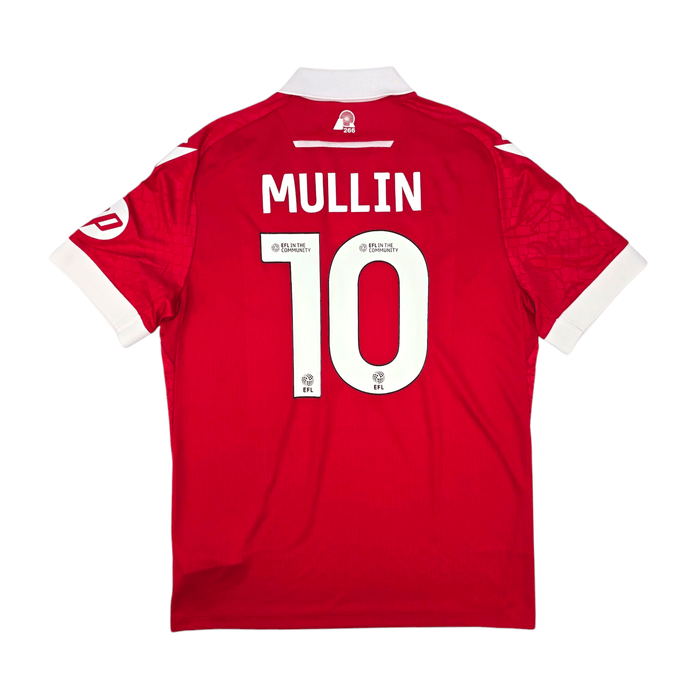 2024/25 Wrexham Home Football Shirt (L) Macron 10 Mullin (BNWTs) - Football Finery - FF300169