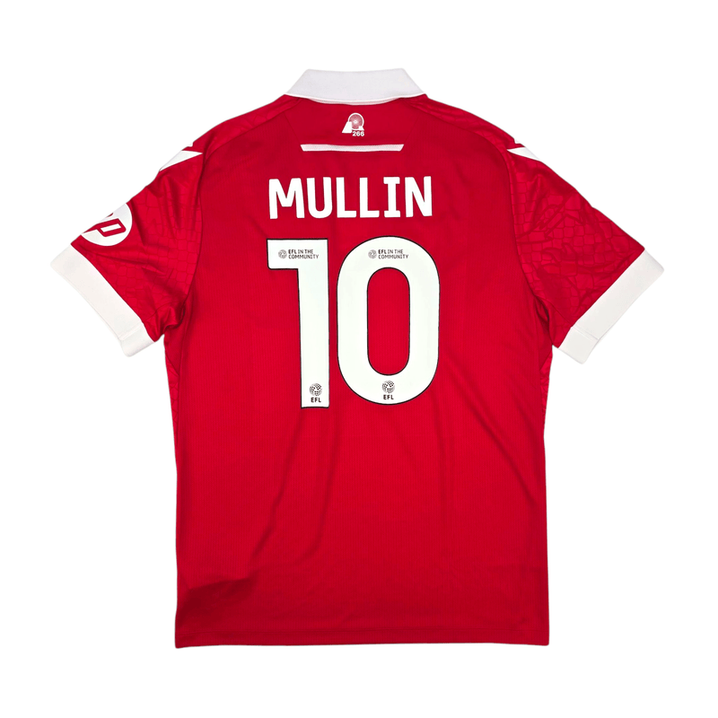 2024/25 Wrexham Home Football Shirt (L) Macron 10 Mullin (BNWTs) - Football Finery - FF300169