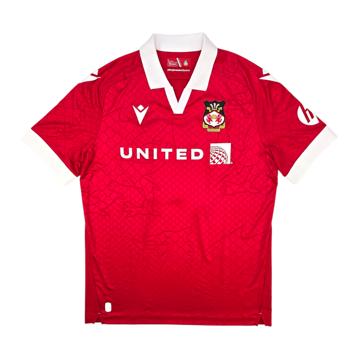 2024/25 Wrexham Home Football Shirt (L) Macron 10 Mullin (BNWTs) - Football Finery - FF300169