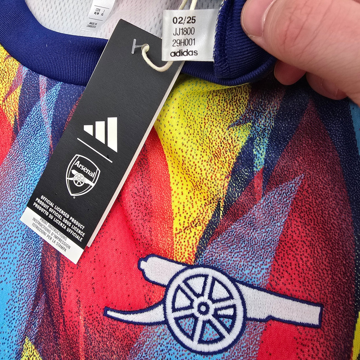 2025/26 Arsenal Training Top (M) Adidas (BNWTs) - Football Finery - FF306409