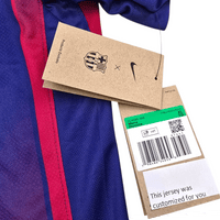 2025/26 Barcelona Home Football Shirt (XL) Nike 14 Rashford (BNWTs) - Football Finery - FF304027