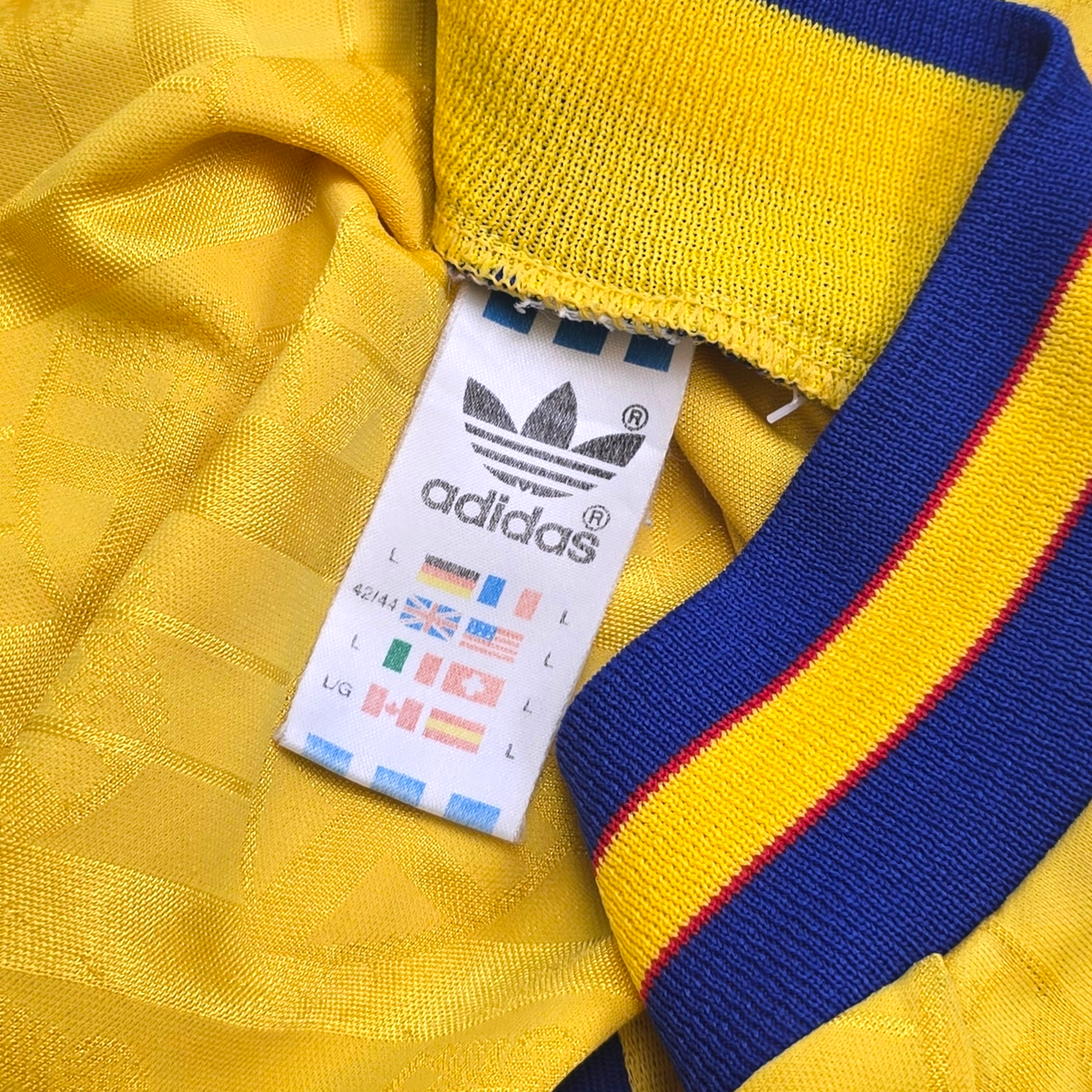 1994/96 Sweden Home Football Shirt (L) Adidas