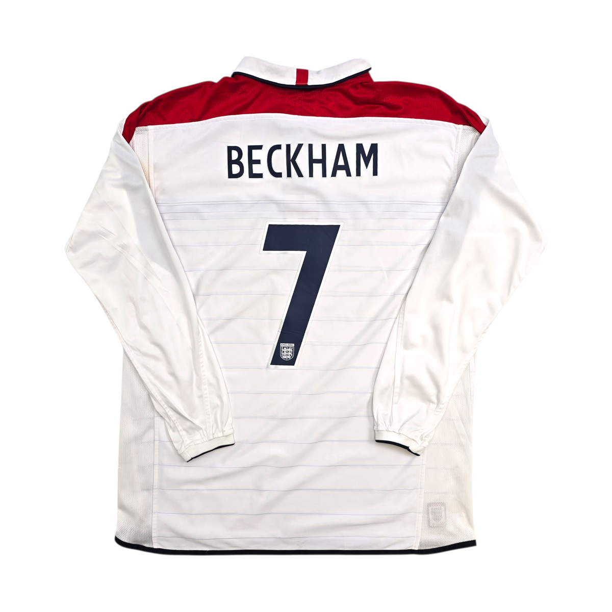 2003/05 England Home Football Shirt (XL) Umbro #7 Beckham