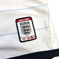 2003/05 England Home Football Shirt (XL) Umbro #7 Beckham