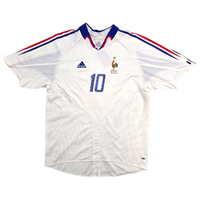 2004/06 France Away Football Shirt (XL) Adidas #10 Zidane