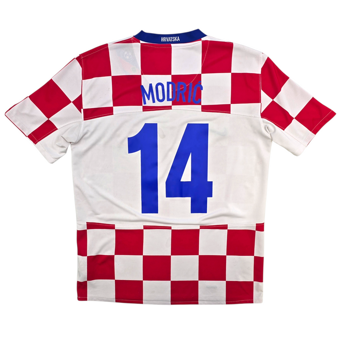 2008/10 Croatia Home Football Shirt (M) Nike #14 Modric