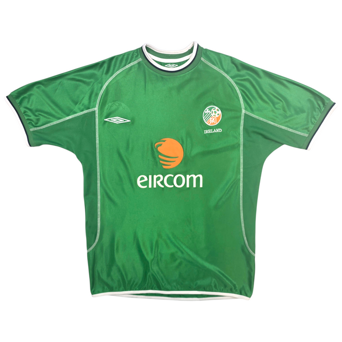2002/03 Ireland Home Football Shirt (L) Umbro