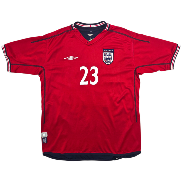 2002/04 England Away Football Shirt (L) Umbro #23 Rooney