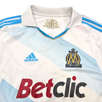 2011/12 Olympique Marseille Home Football Shirt (L) Adidas #10 Gignac
